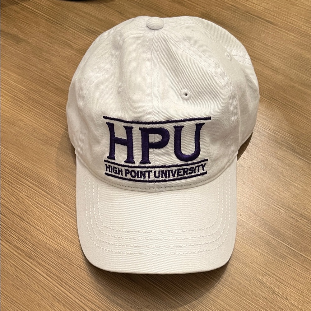 White HPU Baseball Cap
